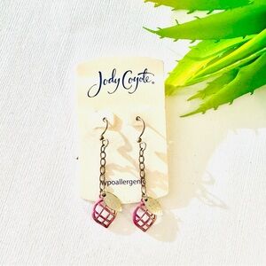 Jody Coyote Pink Dangle Earrings